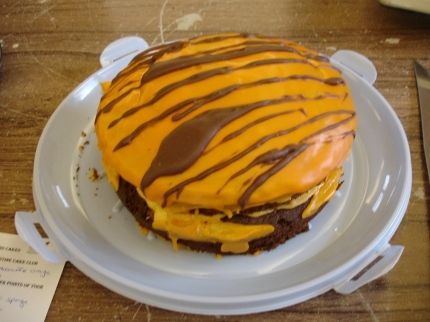 Choc Orange Chilli Tiger cake